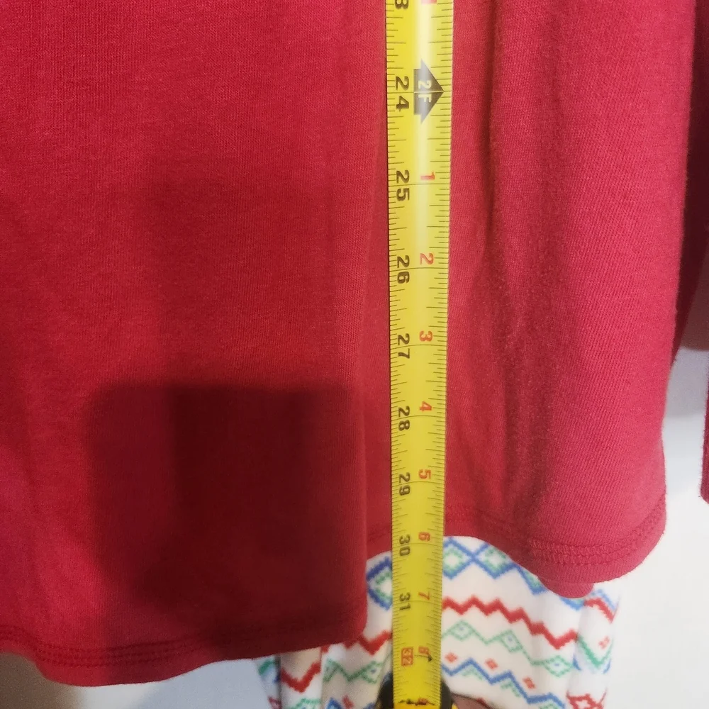 Cacique Pajama Set with Festive Print Large Christmas 15/16 - Picture 8 of 10